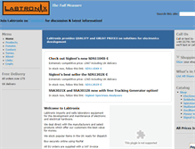 Tablet Screenshot of labtronix.co.uk
